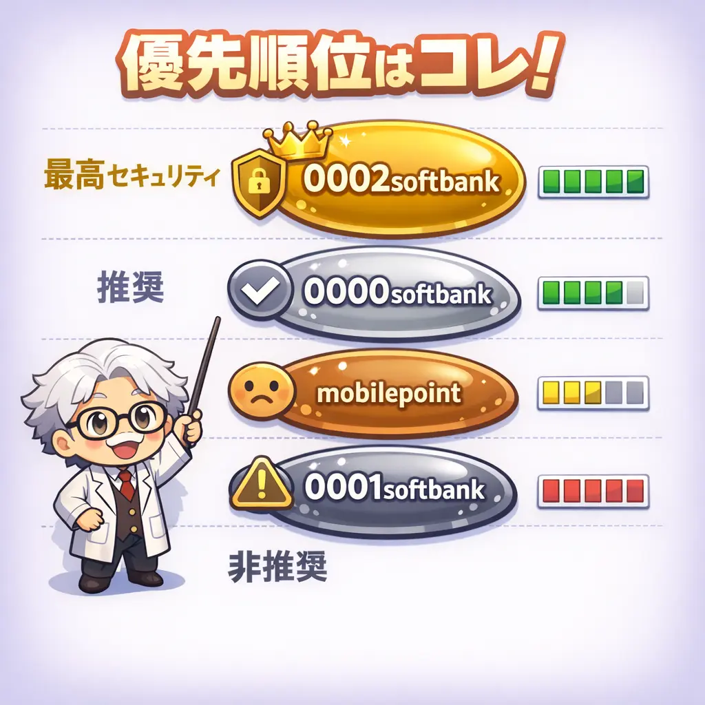 ソフトバンクWi-Fiスポットの全SSID比較 - 0002softbankとは