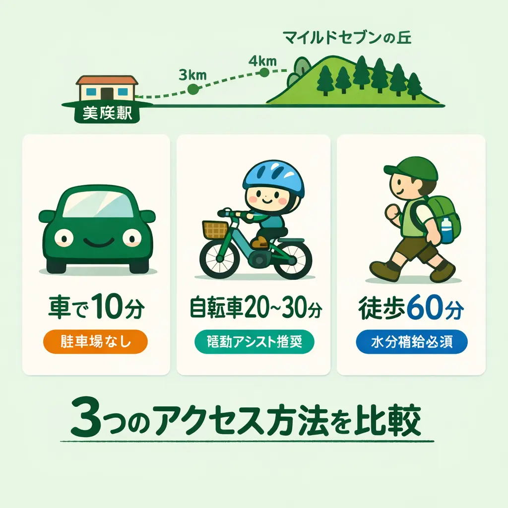 マイルドセブンの丘へのアクセス方法を交通手段別に解説 - マイルドセブンの丘 アクセス・見どころ