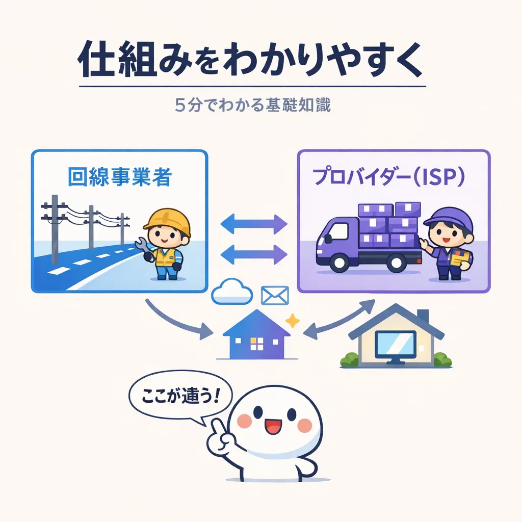 プロバイダーとは何か基本の仕組みをわかりやすく解説 - プロバイダーとは 役割・選び方